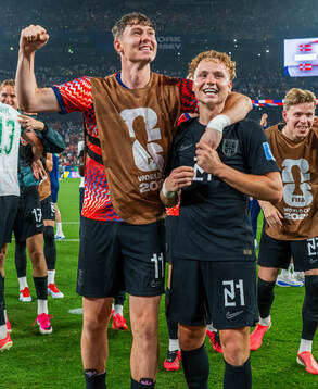 Jørgen Strand Larsen and Andreas Schjelderup of Norway