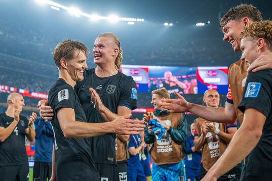 Martin Ødegaard, Erling Braut Haaland, Jørgen Strand