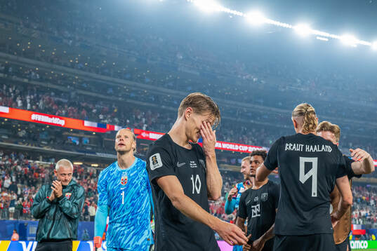 Martin Ødegaard of Norway celebrates