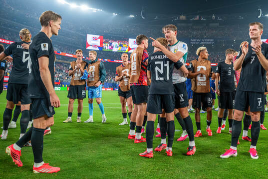 Martin Ødegaard, Andreas Schjelderup, Sander Berge and