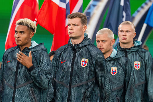 Antonio Nusa, Alexander Sørloth, Julian Ryerson and Erling