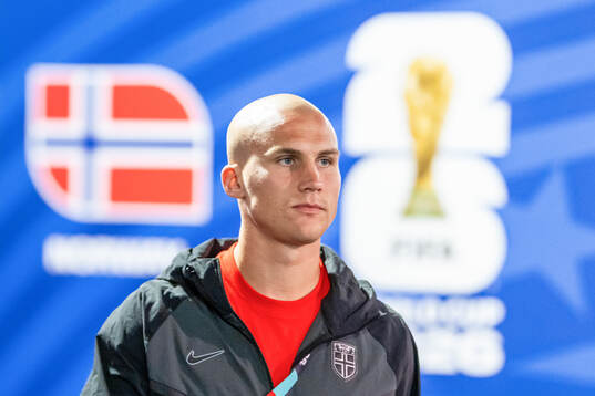 Leo Østigård of Norway arrives