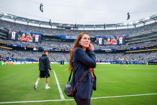 Lise Klaveness, president of the Norwegian Football