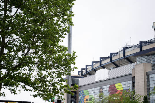 Exterior view of Boston Stadium