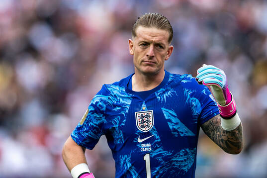 Goalkeeper Jordan Pickford of England