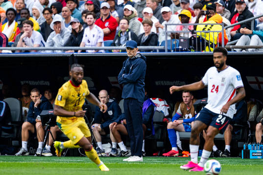 Head coach Thomas Tuchel of England watching Antoine