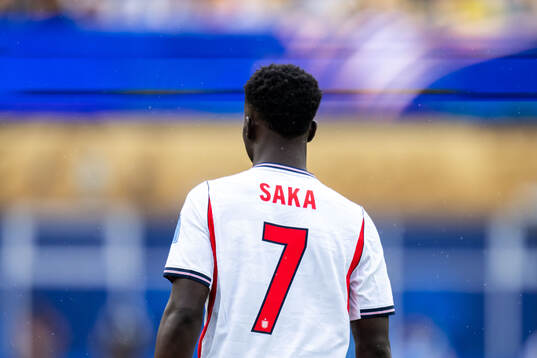 Bukayo Saka of England