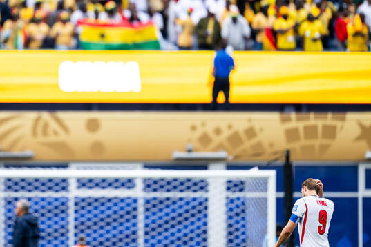 Harry Kane of England looks dejected