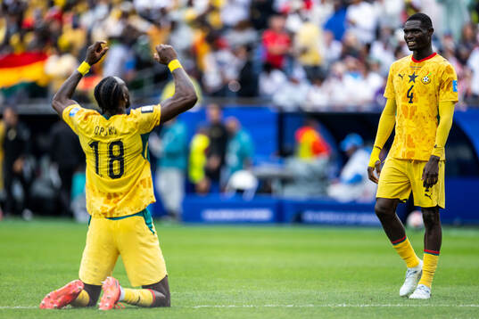 Jerome Opoku and Jonas Adjetey of Ghana