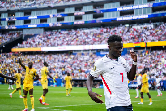 Bukayo Saka of England