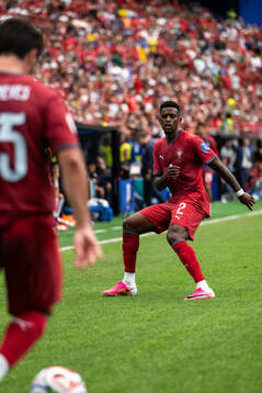 during the FIFA World Cup 2026 football match between