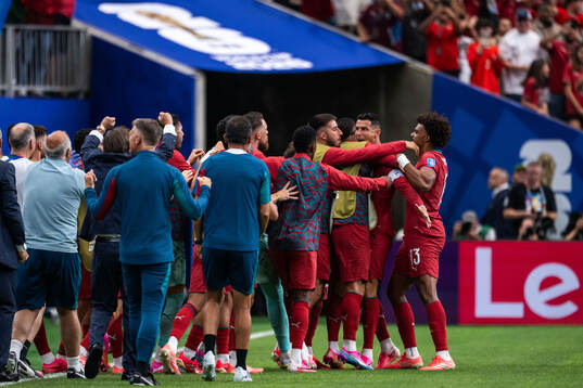 during the FIFA World Cup 2026 football match between