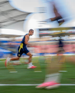 Gustaf Lagerbielke of the Swedish national football team at