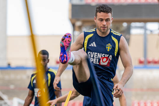 Gabriel Gudmundsson of the Swedish national football team