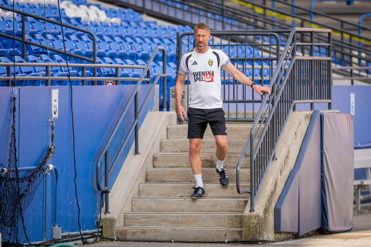 Head coach Graham Potter of the Swedish national football