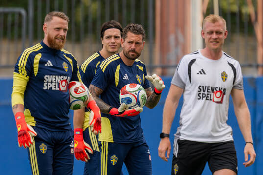 Goalkeeper Viktor Johansson, goalkeeper Jacob Widell