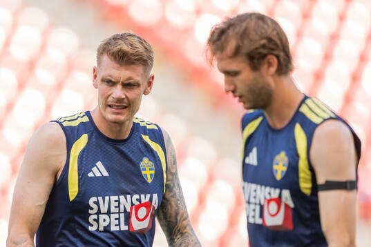 Eric Smith and Benjamin Nygren of the Swedish national