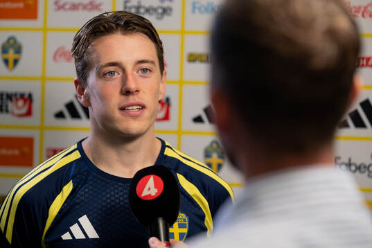 Elliot Stroud of the Swedish men's national football team