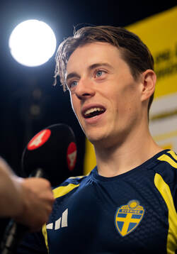 Elliot Stroud of the Swedish men's national football team