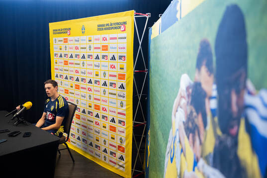 Elliot Stroud of the Swedish men's national football team