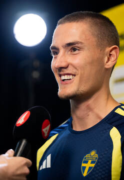 Gustaf Lagerbielke of the Swedish men's national football