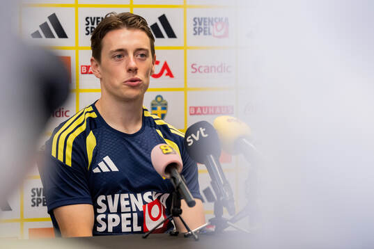 Elliot Stroud of the Swedish men's national football team