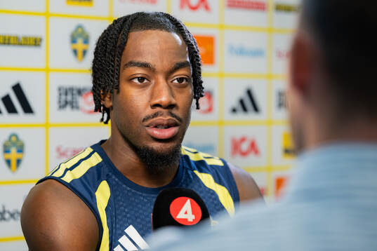 Anthony Elanga of the Swedish men's national football team