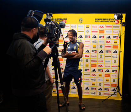 Bläddra bland fler bilder av Football, FIFA World Cup 2026, day 13, Sweden, Mixed Zone