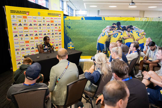 Anthony Elanga of the Swedish men's national football team