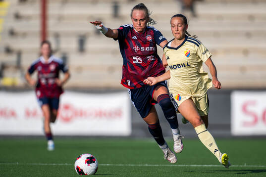 Rosengårds Molly Johansson och Djurgårdens Sara Eriksson