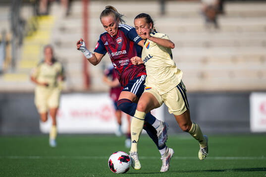 Rosengårds Molly Johansson och Djurgårdens Sara Eriksson