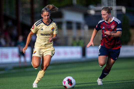 Rosengårds Hanna Andersson och Djurgårdens Johanna Renmark