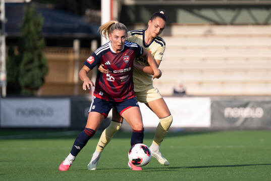 Rosengårds Remy Siemsen och Djurgårdens Selma Larsen