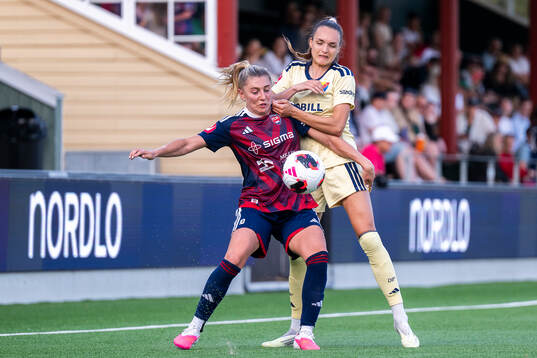 Rosengårds Remy Siemsen och Djurgårdens Selma Larsen