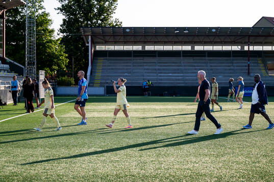 Djurgårdens tränare Willie Kirk deppar