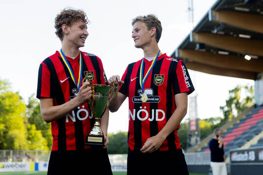 Brommapojkarnas Simon Helling och Adam Nissen