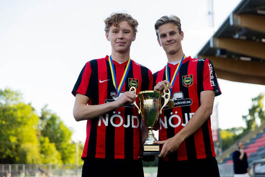 Brommapojkarnas Simon Helling och Adam Nissen