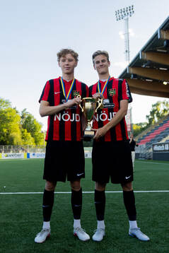 Brommapojkarnas Simon Helling och Adam Nissen