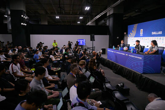 Head coach Hajime Moriyasu of the Japanese national
