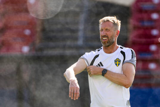 Head coach Graham Potter of the Swedish national football