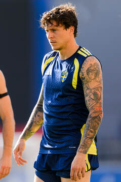 Victor Nilsson Lindelöf of the Swedish national football