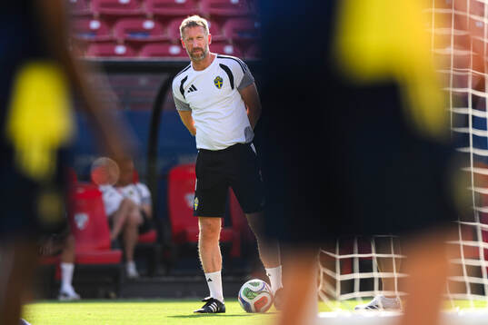 Head coach Graham Potter of Swedish national football team