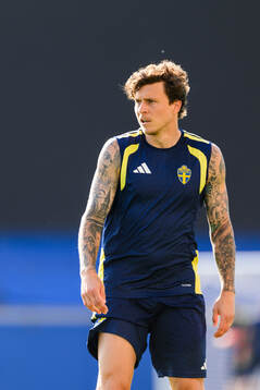 Victor Nilsson Lindelöf of the Swedish national football