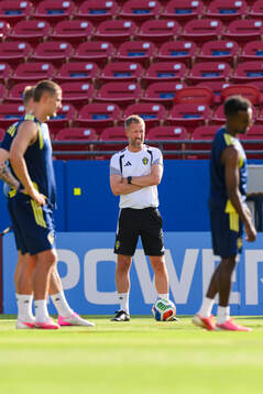 Head coach Graham Potter of the Swedish national football