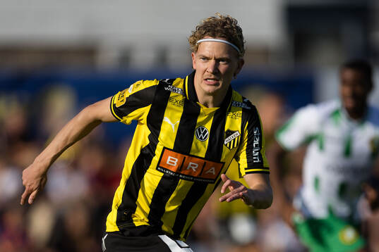 Under träningsmatchen i fotboll mellan Häcken och Hammarby