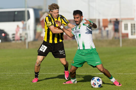 Häckens Simen Hestnes och Hammarbys Montader Madjed
