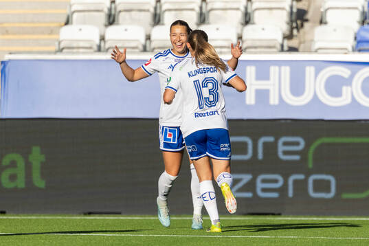 IFK Norrköpings Emma Engström jublar