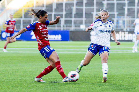 Vittsjös Lisa Klinga och IFK Norrköpings Paula Broddner