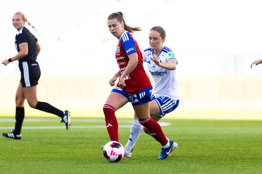 Vittsjös Anna Haddock och IFK Norrköpings Matilda Kristell