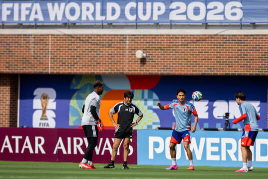Tsuyoshi Watanabe of the Japanese national football team at